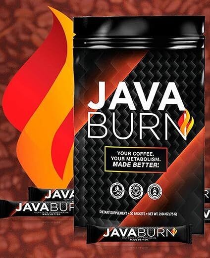 A green and white packet of Java Burn, featured in Java Burn Reviews, showcasing the metabolism-boosting coffee supplement against a clean white background.